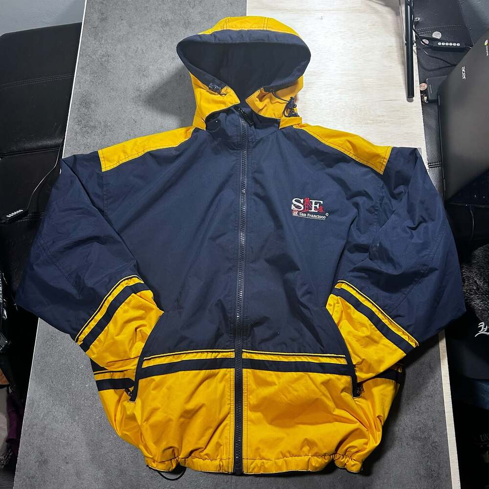 Vintage Y2K San Francisco Reversible Windbreaker Fleece Jacket